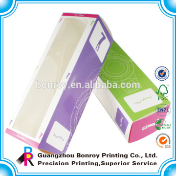 Printing folding colorful custom eyelash packaging